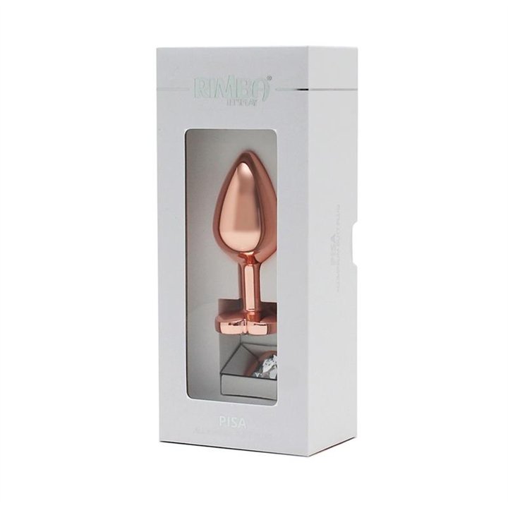Pisa Heart Shaped Butt Plug Rose Gold - R2569 - Teknashop Ltd