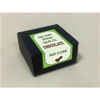 Box with 8 penis-shaped pure chocolates - 8412345048685 - Teknashop Ltd