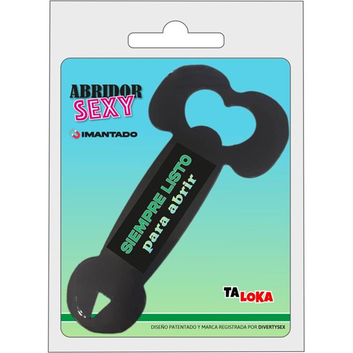 Metal bottle opener painted in the shape of a penis - 8412345049545 - Teknashop Ltd