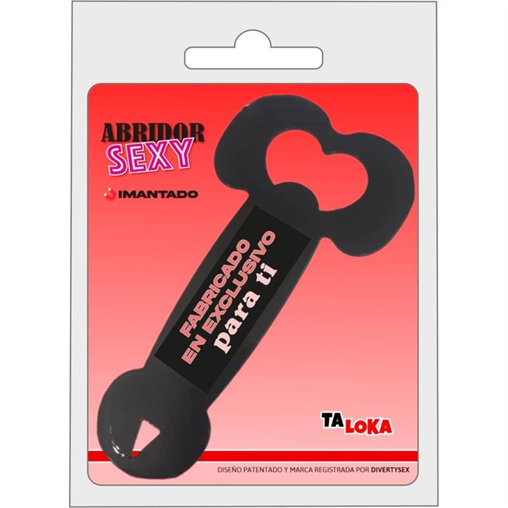Metal bottle opener painted in the shape of a penis - 8412345049552 - Teknashop Ltd