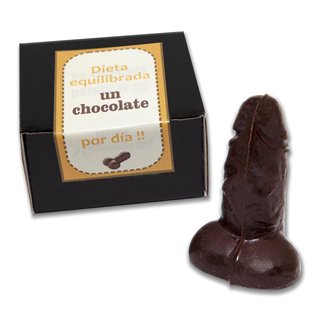 Penis Shaped Pure Chocolate 100 gr - 8412345049613 - Teknashop Ltd