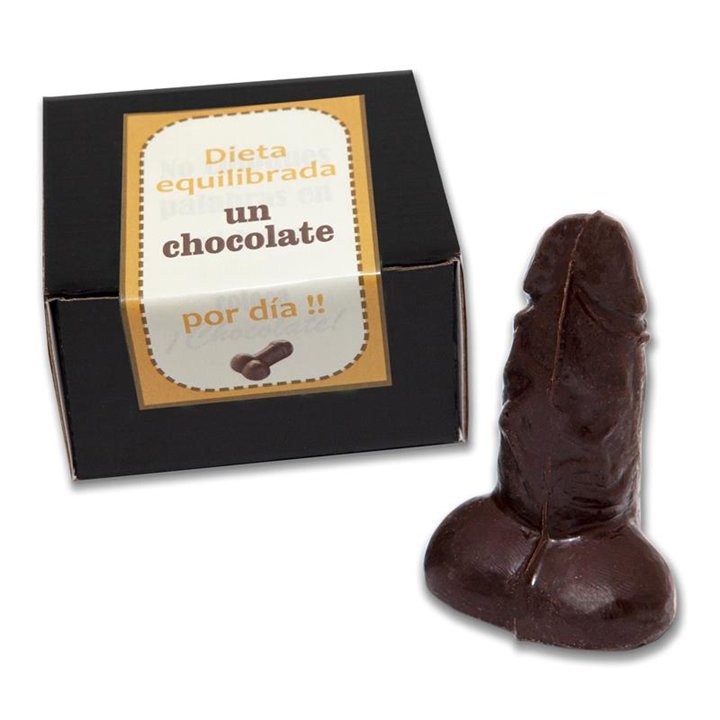 Penis Shaped Pure Chocolate 100 gr - 8412345049613 - Teknashop Ltd