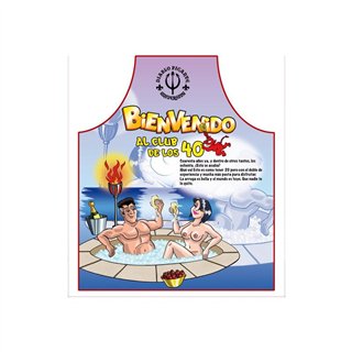 40th Birthday Apron - 8412345014109 - Teknashop Ltd