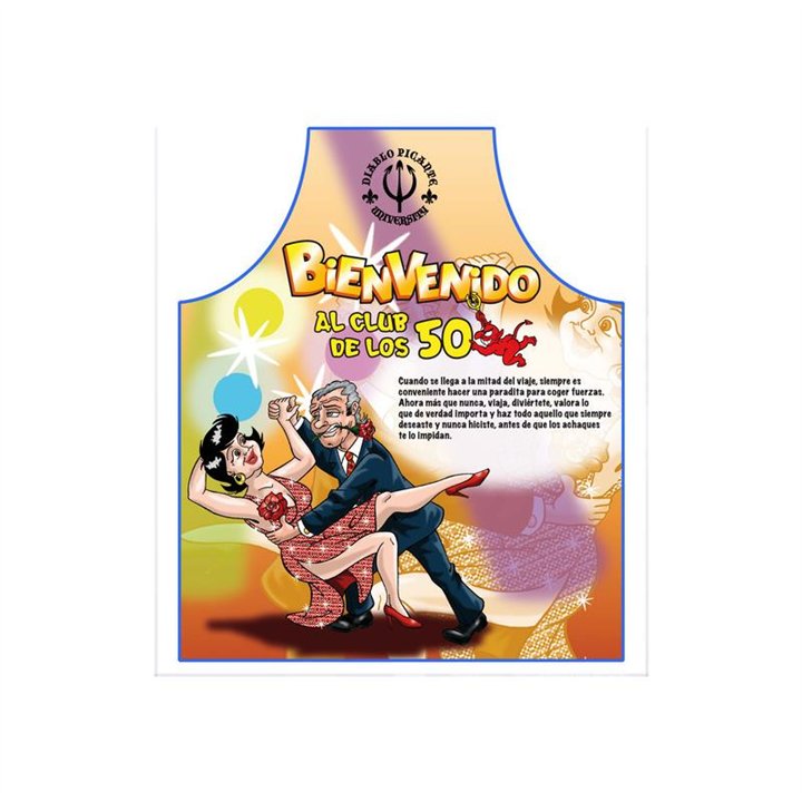 50th Birthday Apron - 8412345014116 - Teknashop Ltd