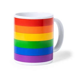 Mug with LGBT flag - 8412345049767 - Teknashop Ltd