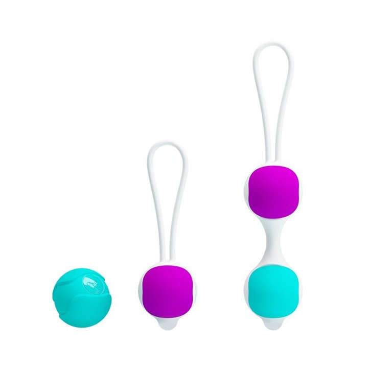 Kegel Balls Orgasmic Balls Pink and Blue - BI-014265 - Teknashop Ltd
