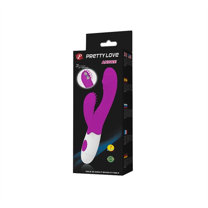 Vibrador Andre Color Púrpura - BI-014264 - Teknashop Ltd