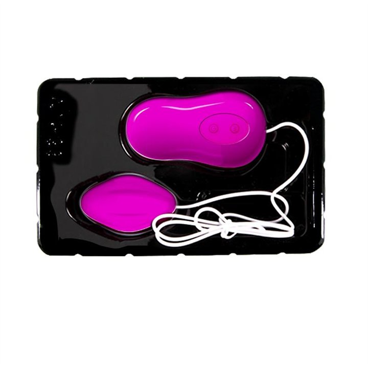 Vibrating Egg Avery Pink and White - BI-014294 - Teknashop Ltd
