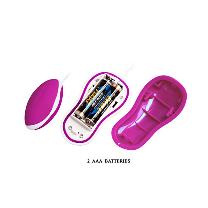 Vibrating Egg Avery Pink and White - BI-014294 - Teknashop Ltd