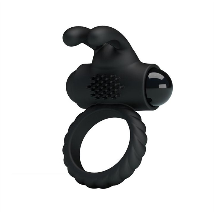Vibrating Cock Ring Eudora Black - BI-026219 - Teknashop Ltd