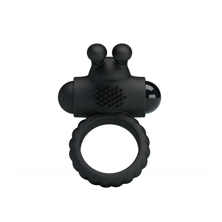 Vibrating Cock Ring Eudora Black - BI-026219 - Teknashop Ltd