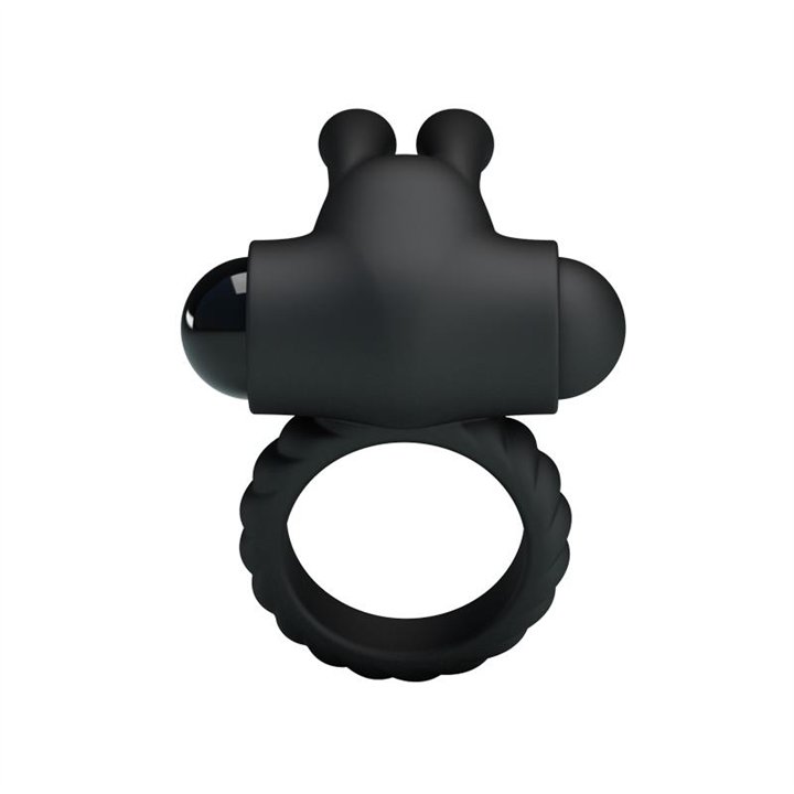 Vibrating Cock Ring Eudora Black - BI-026219 - Teknashop Ltd