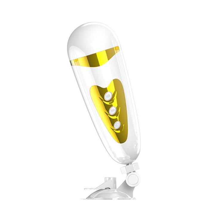 Pretty Love Masturbator Sally White and Golden - BM-00900T50 - Teknashop Ltd