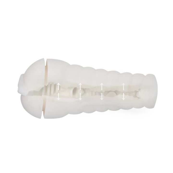 Pretty Love Masturbator Sally White and Golden - BM-00900T50 - Teknashop Ltd