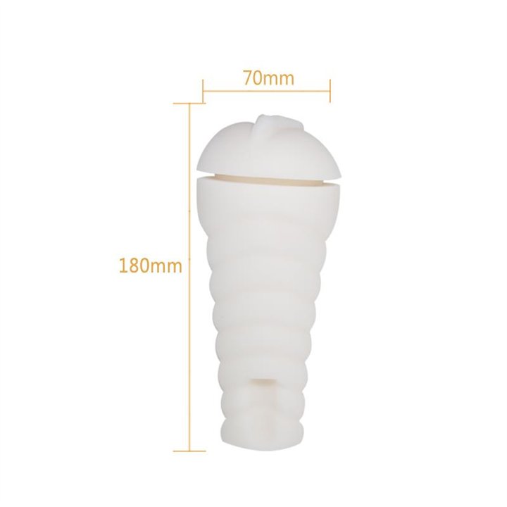 Pretty Love Masturbator Sally White and Golden - BM-00900T50 - Teknashop Ltd
