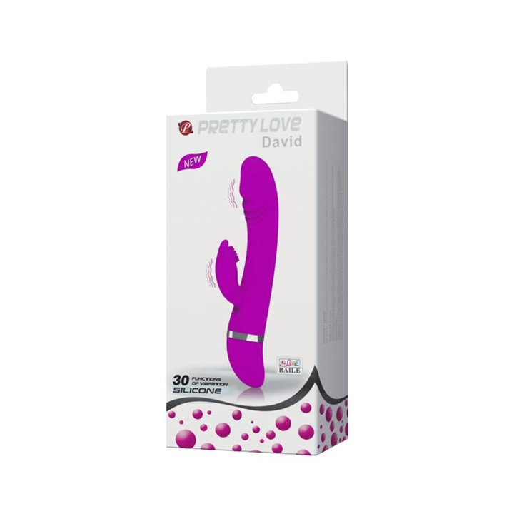 Vibrador David Color Púrpura - BI-014330 - Teknashop Ltd