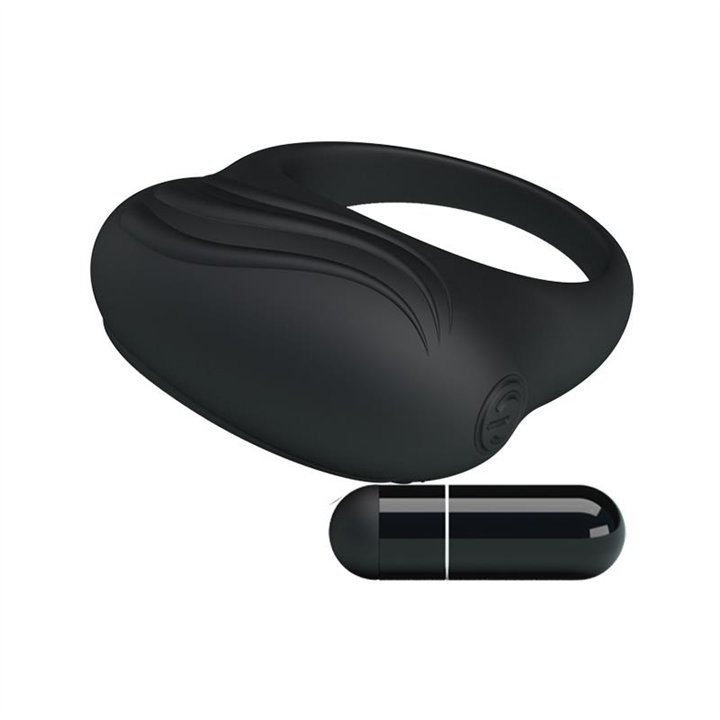 Vibrating Cock Ring Bertram Black - BI-210136 - Teknashop Ltd