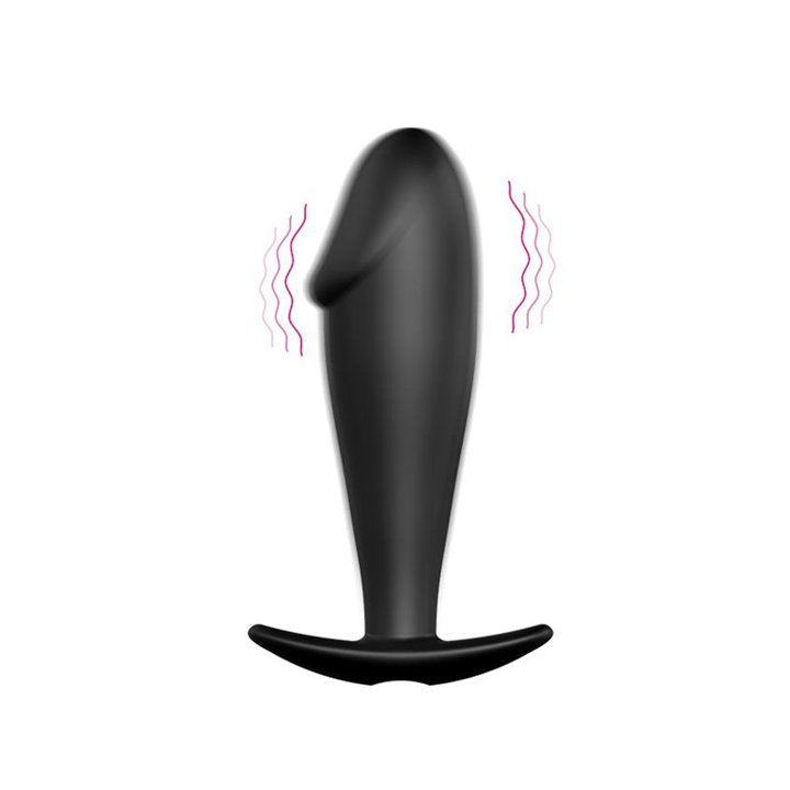 Anal Plug Black with Remote Control - BI-040040 - Teknashop Ltd