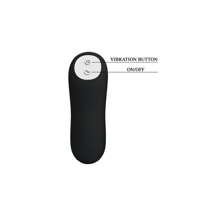 Anal Plug Black with Remote Control - BI-040040 - Teknashop Ltd