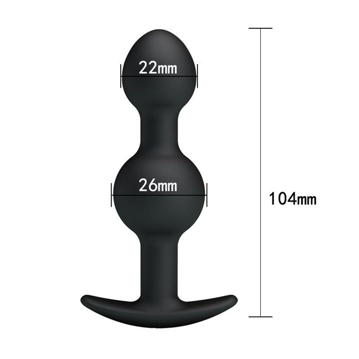 Plug Bolas Anales Silicona - BI-040034 - Teknashop Ltd