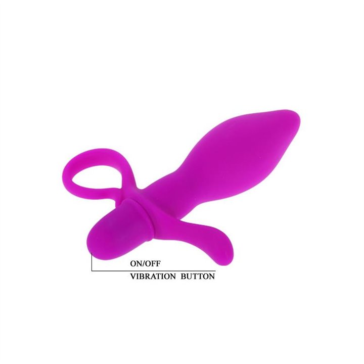 Butt Plug with Vibration Taylor Purple - BI-014287 - Teknashop Ltd