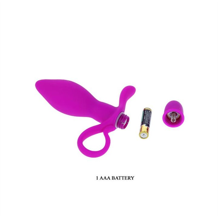 Butt Plug with Vibration Taylor Purple - BI-014287 - Teknashop Ltd