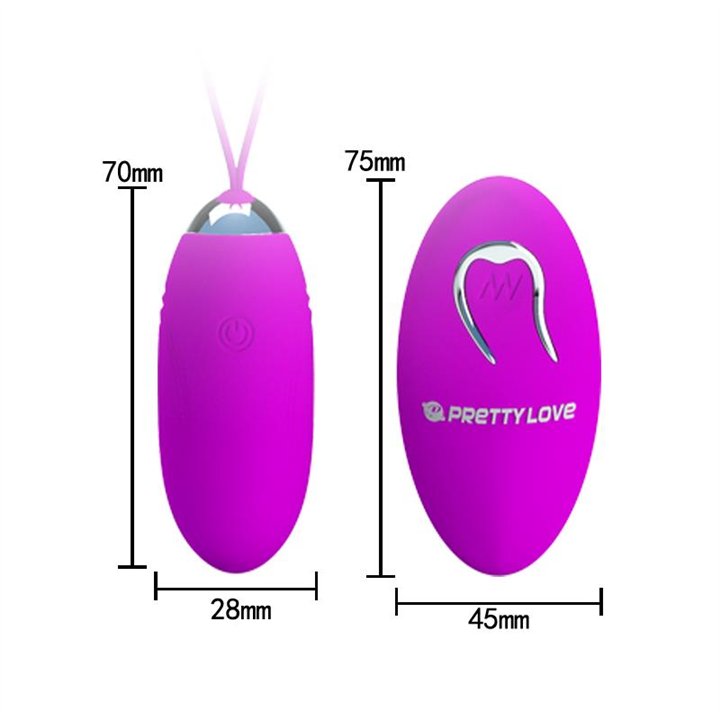 Vibrating Egg Remote Control Jenny - BI-014362W-9 - Teknashop Ltd