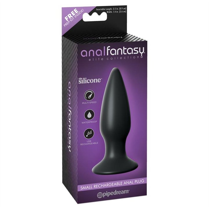 Vibrating Butt Plug Black - PD-4773-23 - Teknashop Ltd