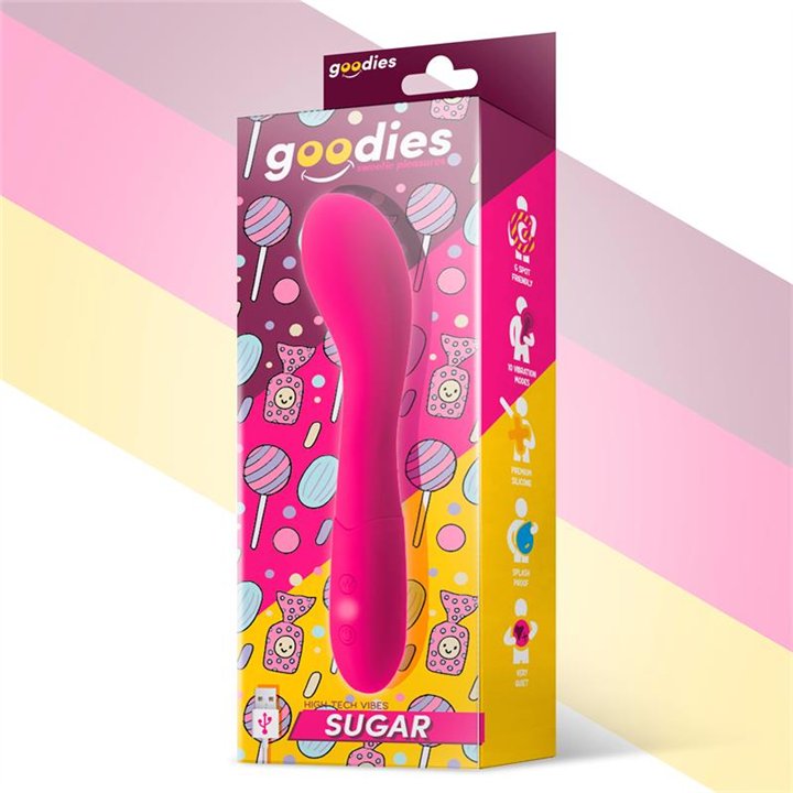 Sugar G-Spot Vibe USB Silicone Fushsia - LP-893 - Teknashop Ltd