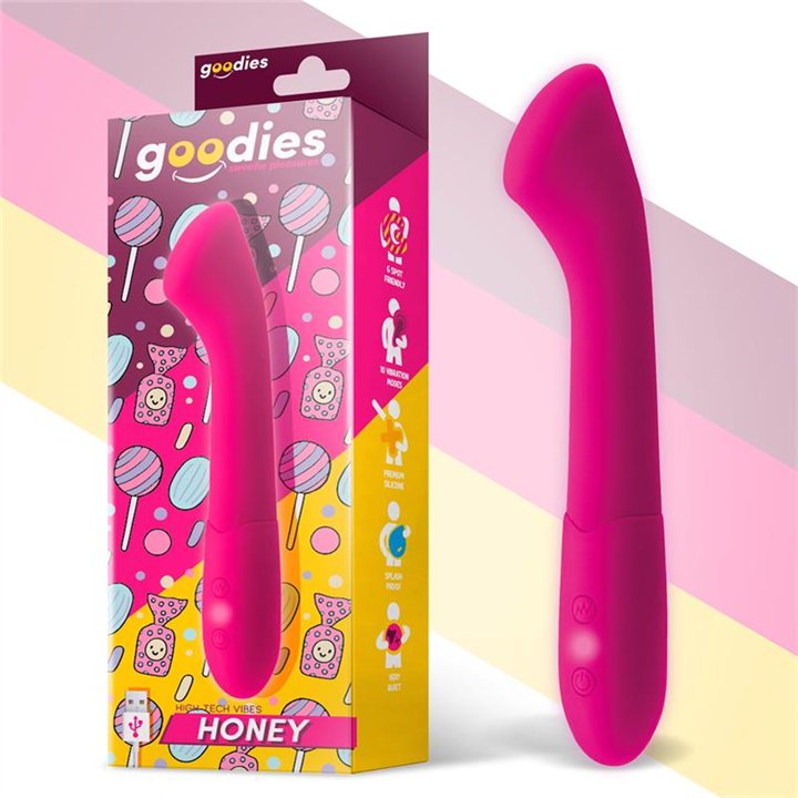 Honey G-Spot Vibe USB Silicone Fuchsia - LP-892 - Teknashop Ltd