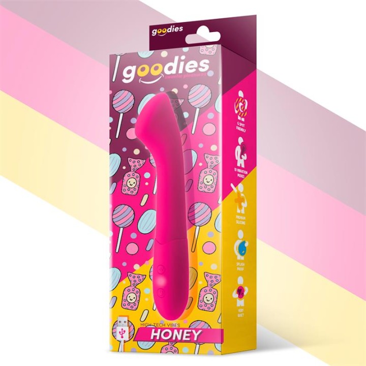 Honey G-Spot Vibe USB Silicone Fuchsia - LP-892 - Teknashop Ltd