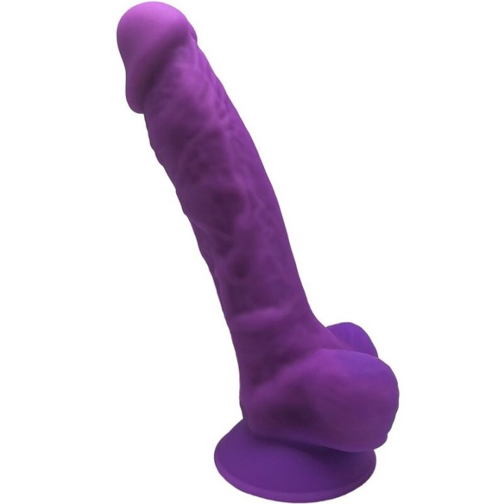 SILEXD - MODEL 1 REALISTIC PENIS PREMIUM SILEXPAN SILICONE VIOLET 17.5 CM - D-237239 - Teknashop Ltd