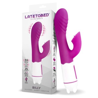 Billy USB Vibrator 36 Functions Silicone Purple - L-899 - Teknashop Ltd