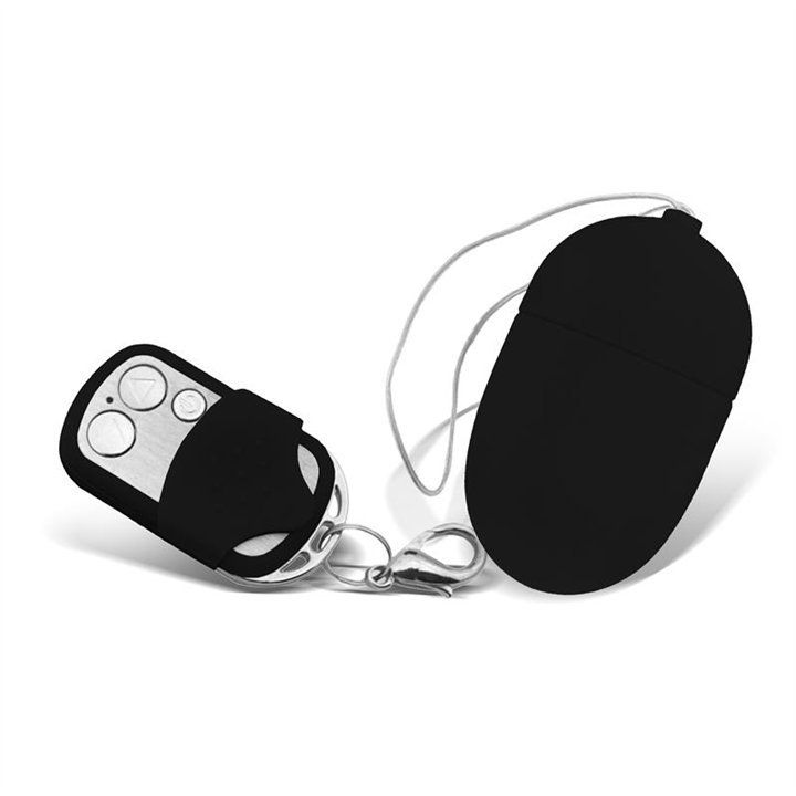 Vibrating Egg with Remote Control Medium Size Black - MO-935 - Teknashop Ltd