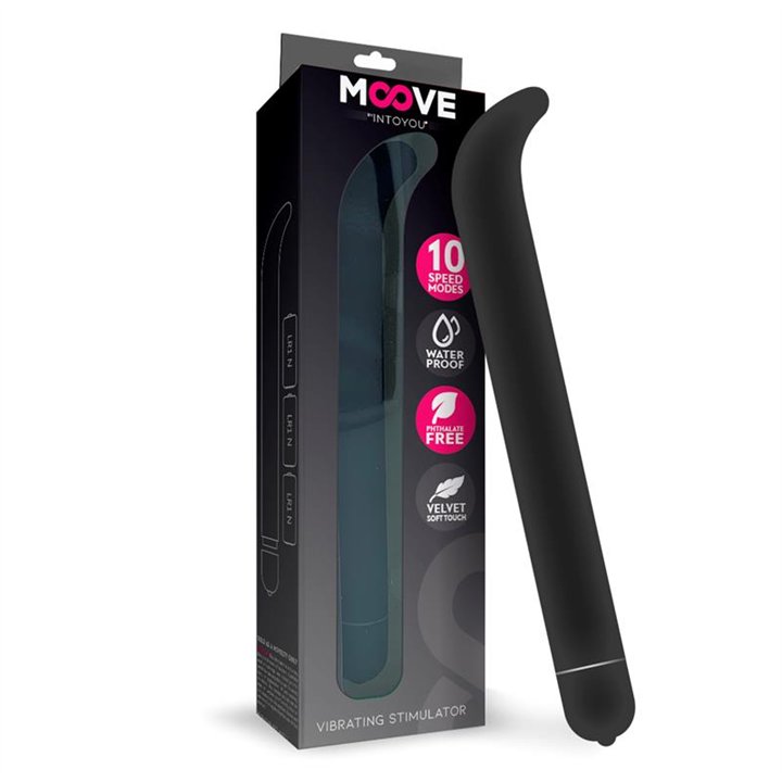 Vibe Stimulator G-Spot 10 Functions Black - MO-929 - Teknashop Ltd