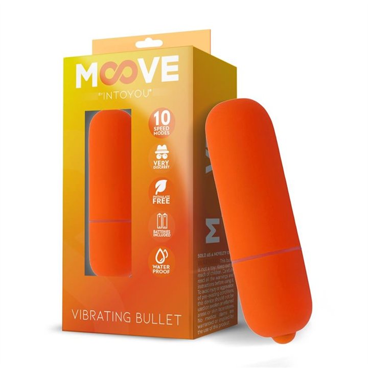Vibrating Bullet 10 Speeds Orange - MO-926 - Teknashop Ltd
