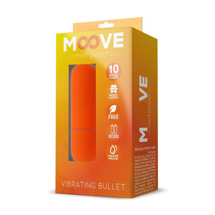 Vibrating Bullet 10 Speeds Orange - MO-926 - Teknashop Ltd