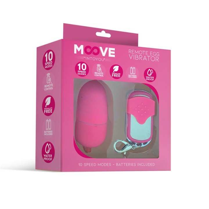Vibrating Egg with Remote Control Medium Size Pink - MO-936 - Teknashop Ltd