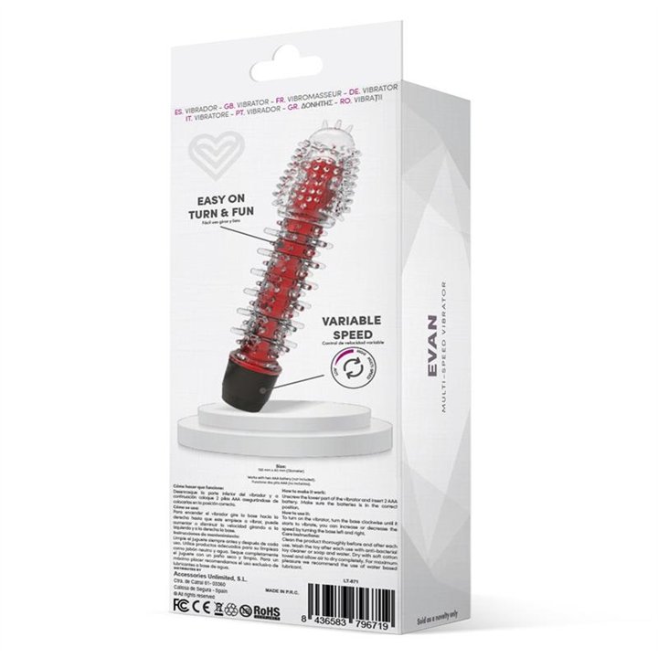 Evan Vibe Multi Speed Red - LT-671 - Teknashop Ltd