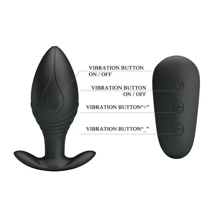 Regina Royal Butt Plug with Remote USB - BI-040078W - Teknashop Ltd