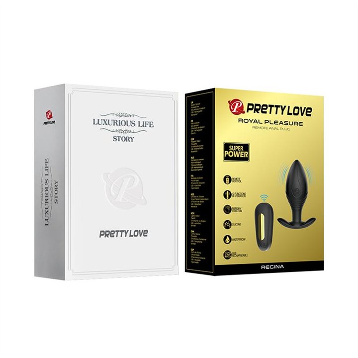 Regina Royal Butt Plug with Remote USB - BI-040078W - Teknashop Ltd