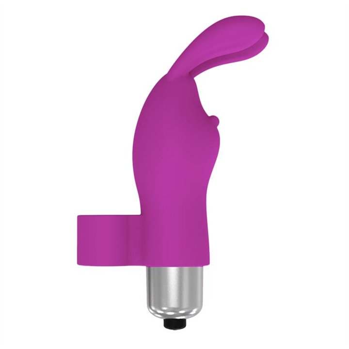 Fingyhop Vibrating Bullet with Rabbit Silicone Purple - LT-675 - Teknashop Ltd