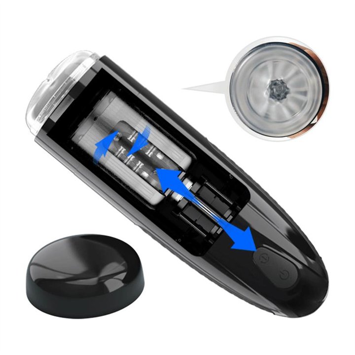 Marlos Automatic Masturbator with Vibration and USB Movement - BM-00900T60 - Teknashop Ltd
