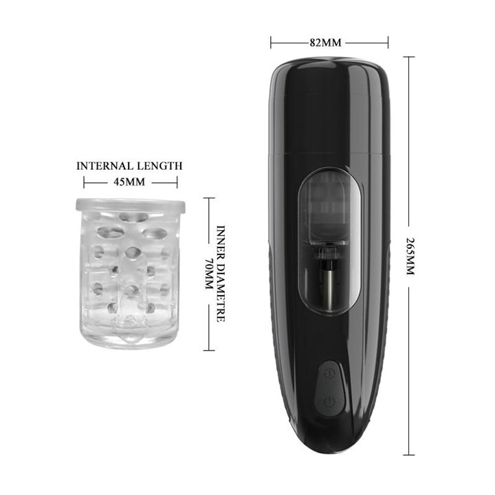 Marlos Automatic Masturbator with Vibration and USB Movement - BM-00900T60 - Teknashop Ltd