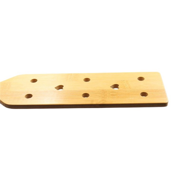 Bamboo Paddle with Hearts 33 cm - 843658379600 - Teknashop Ltd