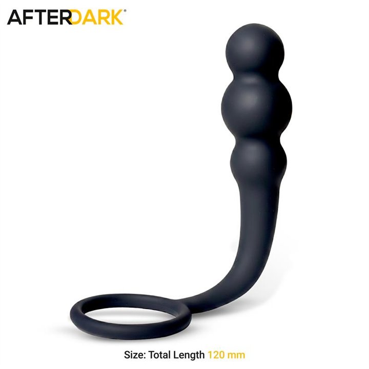 Gert Anal Plug with Silicone Ring - AD-122 - Teknashop Ltd
