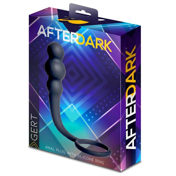 Gert Anal Plug with Silicone Ring - AD-122 - Teknashop Ltd