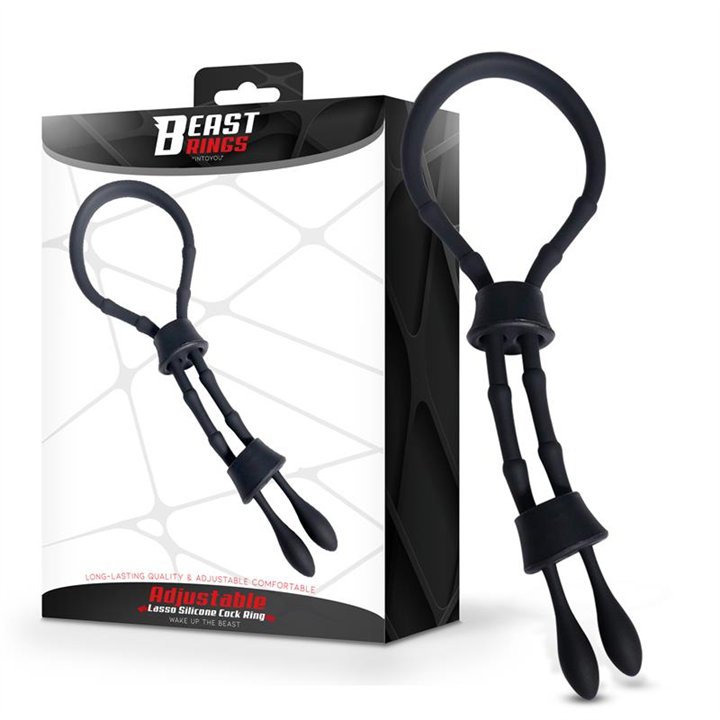 Lasso Adjustable Silicone Cock Ring - BR-134 - Teknashop Ltd