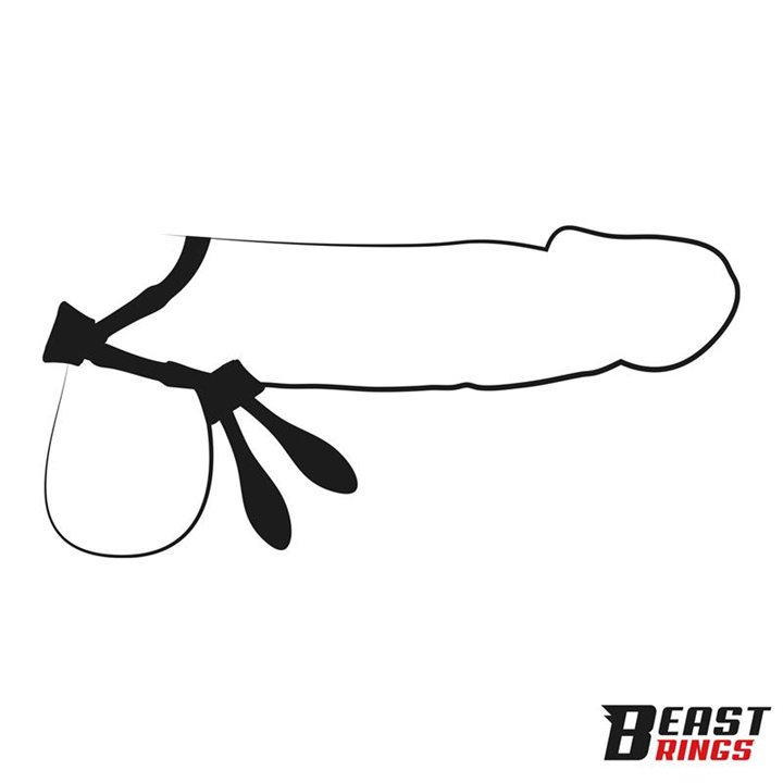 Lasso Adjustable Silicone Cock Ring - BR-134 - Teknashop Ltd