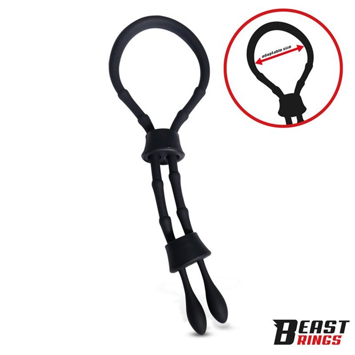 Lasso Adjustable Silicone Cock Ring - BR-134 - Teknashop Ltd